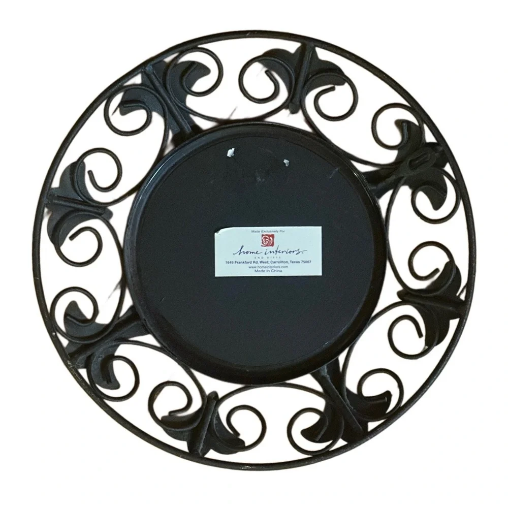 Black Floral Wall Mirror Home Interiors